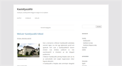 Desktop Screenshot of kastelyszallo-keked.hu