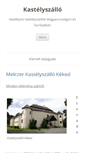 Mobile Screenshot of kastelyszallo-keked.hu