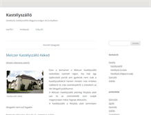Tablet Screenshot of kastelyszallo-keked.hu